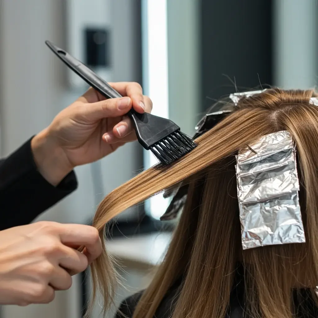 Welcome to the Journey Behind the Chair: A True Luxury Salon Experience in West Hollywood 1 Professional color correction fixing uneven tones and damage at Luxury Salon Experience in West Hollywood