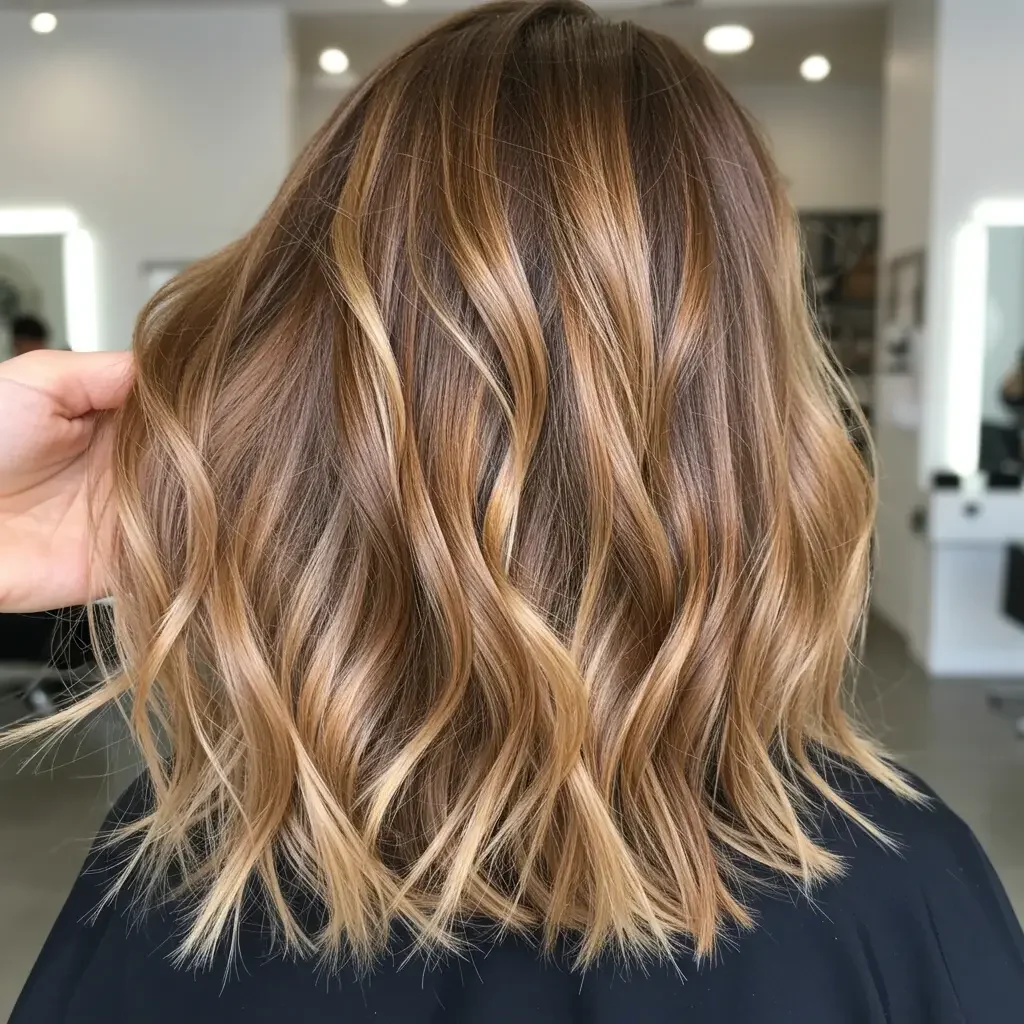 Soft dimensional blonde hair color crafted by blonde specialists in West Hollywood salon Hair Coloring Services